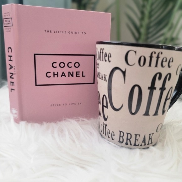 Black and Cream Ceramic Coffee Mug - Picture 4 of 6